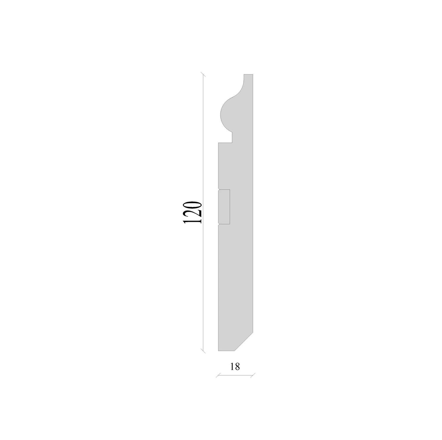 плинтус 7 +2 чертеж
